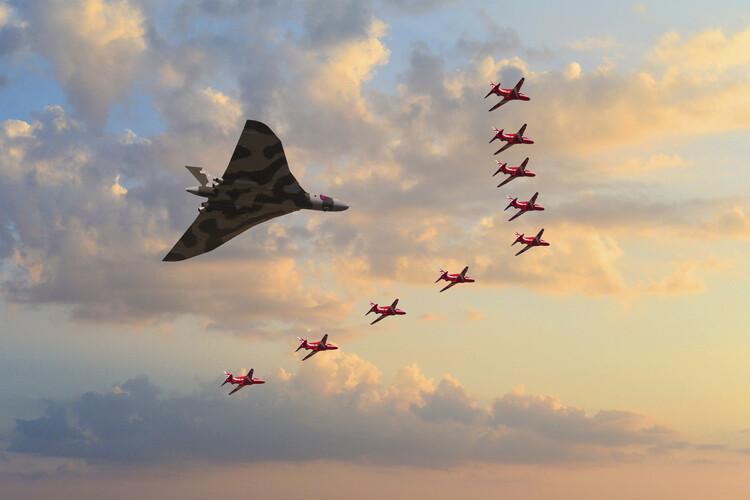 Canvas Print Vulcan Farewell
