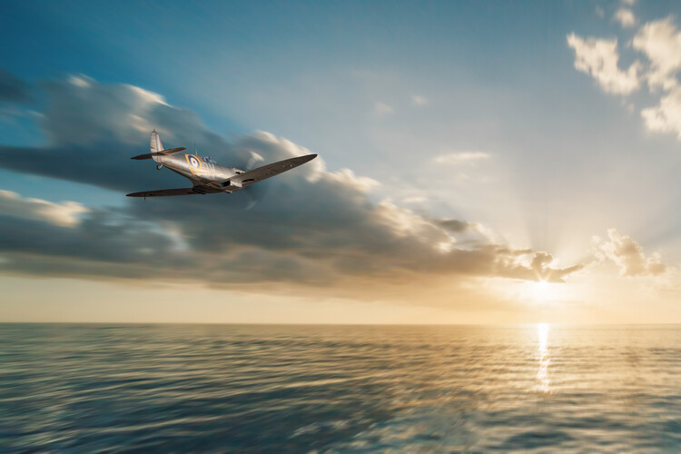 Poster Spitfire - A Short Hop