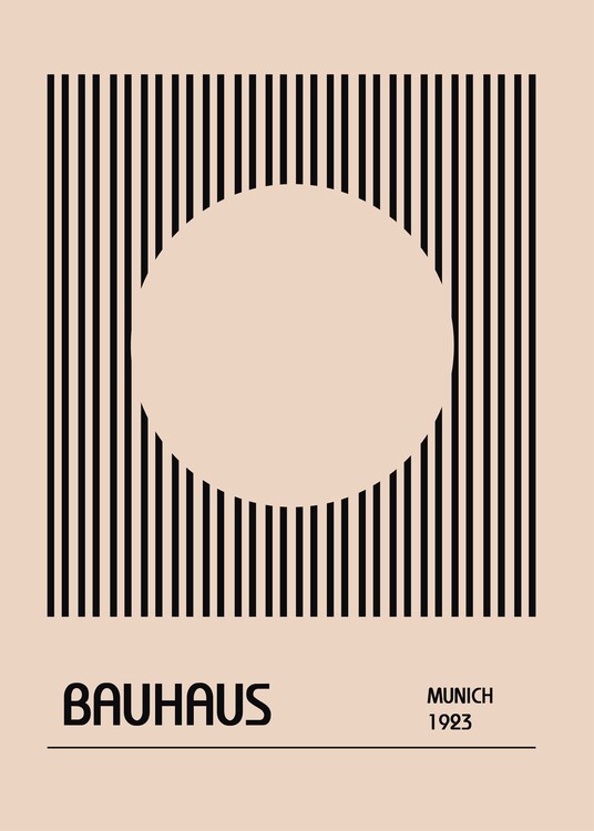 Poster Bauhaus Beige Poster