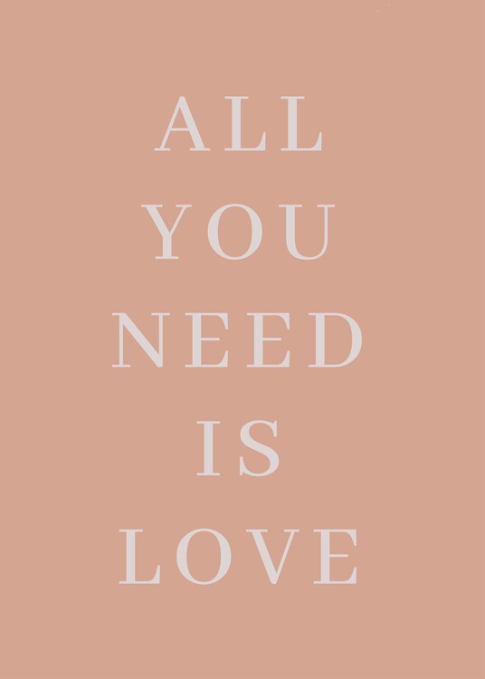 Poster All you need is love Poster