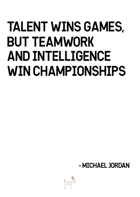Canvas Print Michael Quote