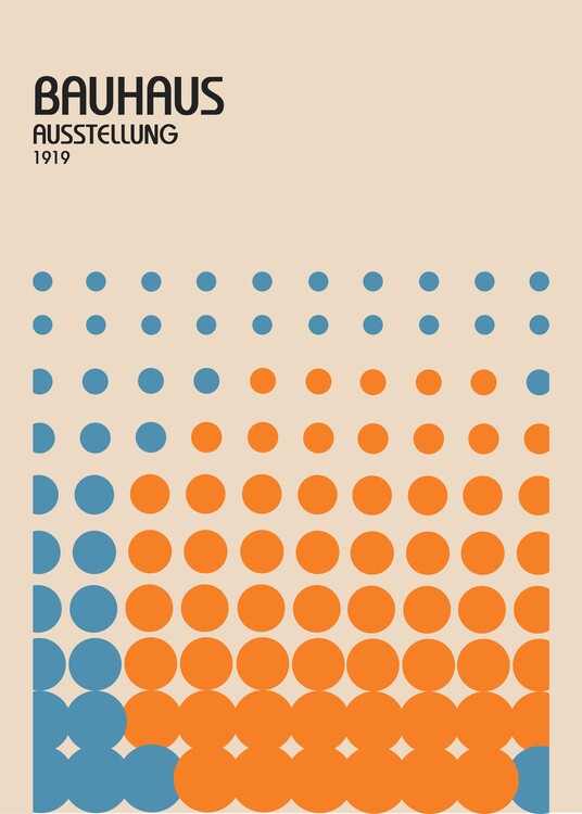 Poster Bauhaus Ausstellung 1919 Poster