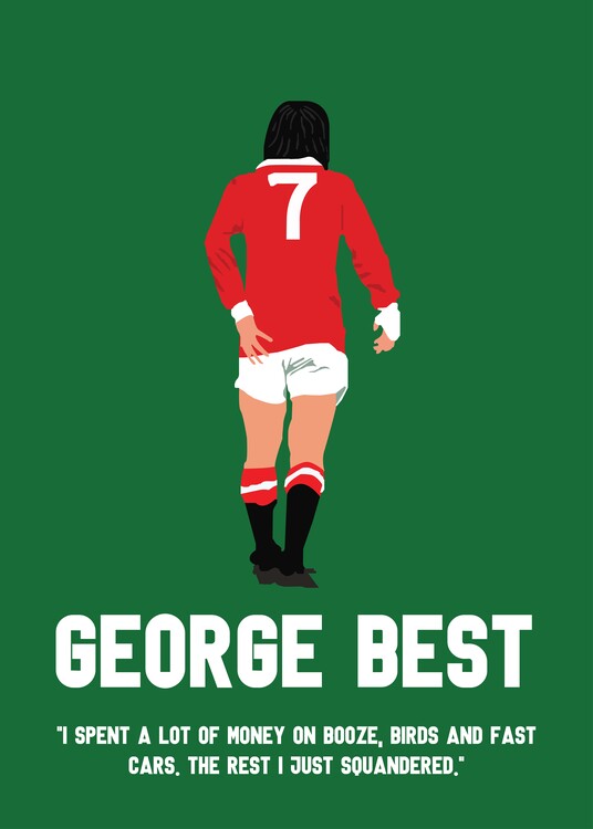Poster George Best Football