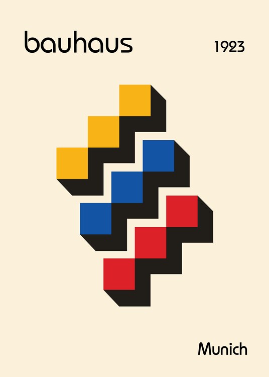 Poster Bauhaus 1923 Munich