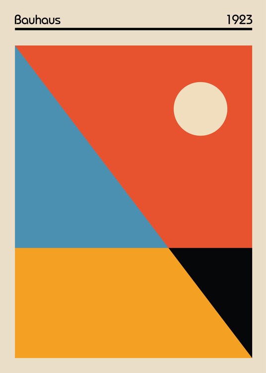 Poster Bauhaus 1923