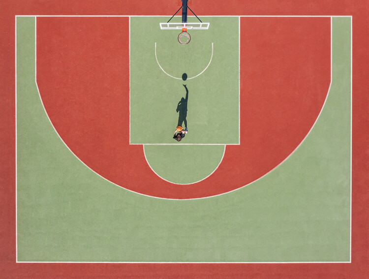 Poster Shadow basketball