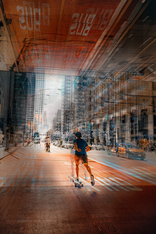 Poster around the city