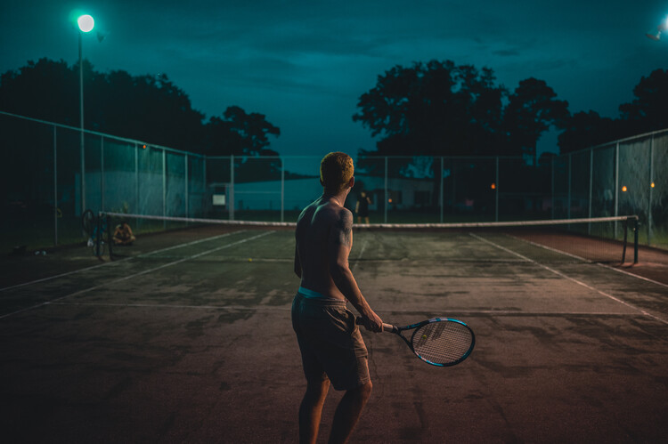 Canvas Print Night match