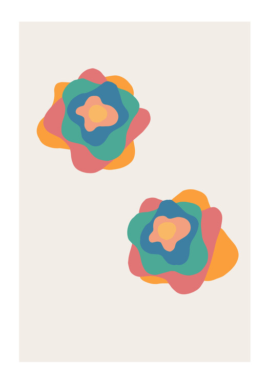 Levně Plakát, Obraz - Flowers, Studio Collection, 26.7 × 40 cm
