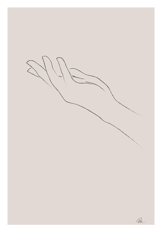 Canvas Print Hand Drawing