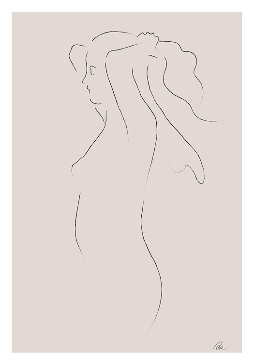 Plakát Woman Sketch