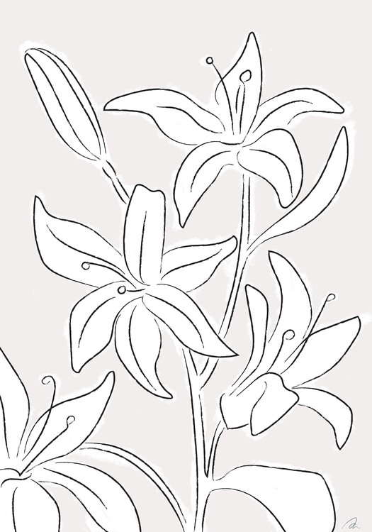 Tableau sur toile Lillies No 03