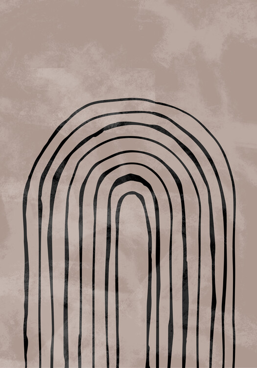 Levně Plakát, Obraz - Arch_one way_004_black, Studio Collection, 26.7 × 40 cm