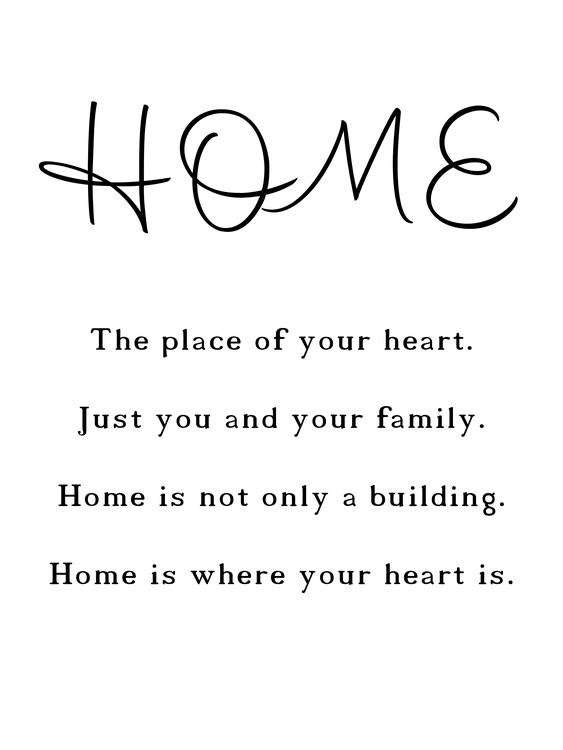Poster Home Quotes