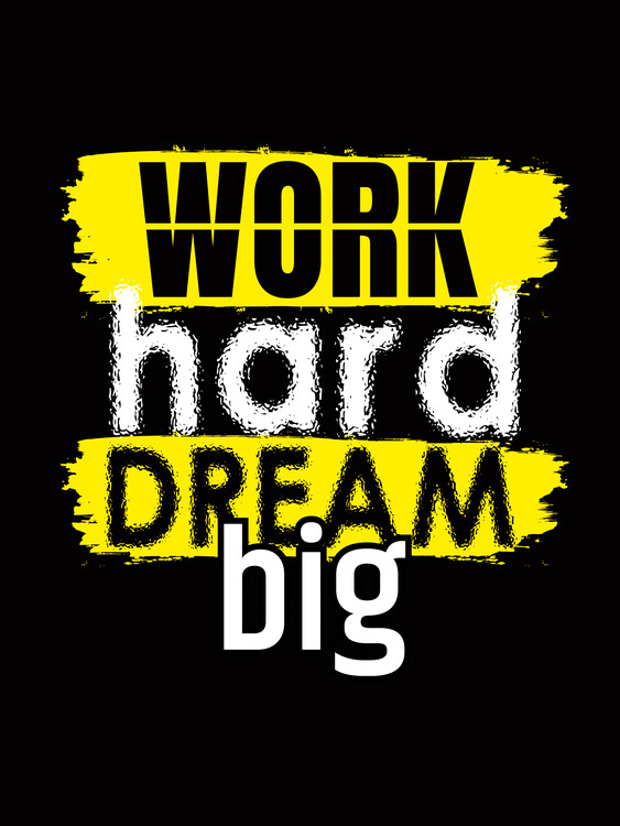 Poster Motivation Work Hard