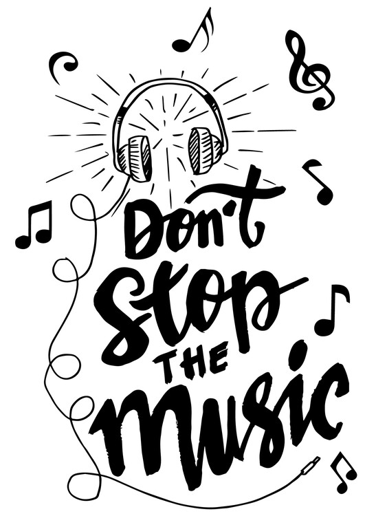 Poster Dont Stop the Music