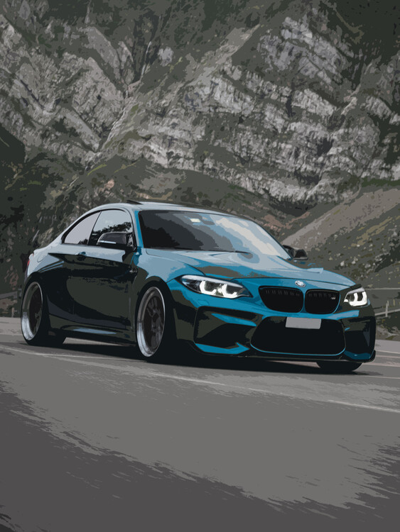 Poster Driving Sport Car Auto
