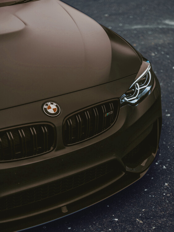 Poster Sport Car Light Front