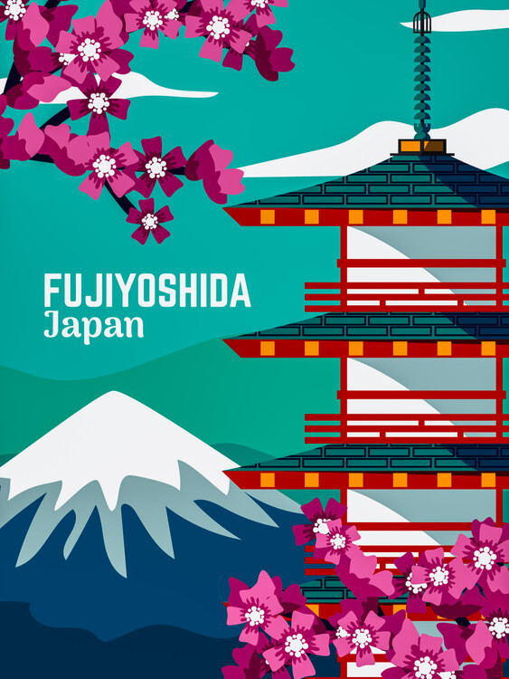 Плакат Japan Vintage Travel
