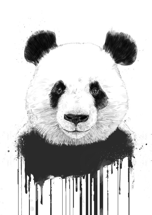 Poster Graffiti panda