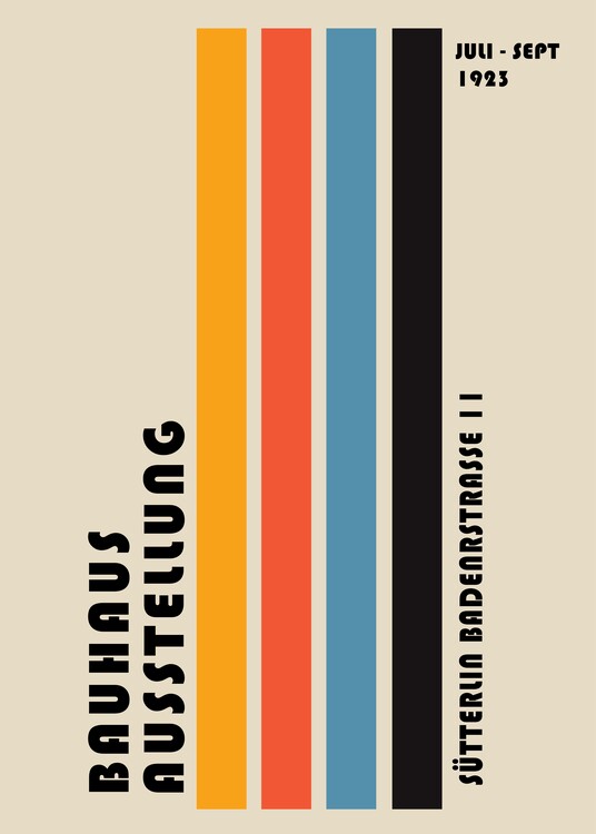 Poster Bauhaus Ausstellung