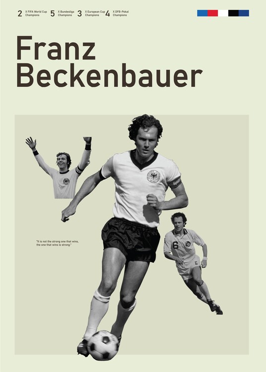 Plakát The greatest football player every from Germany!