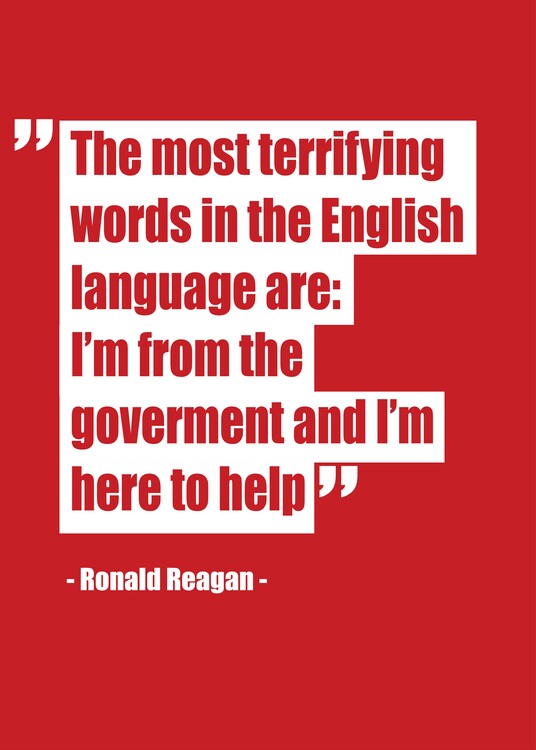 Плакат Ronald Reagan Quote