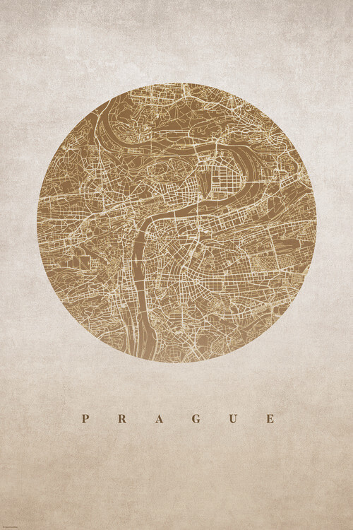 Poster Vintage Prague