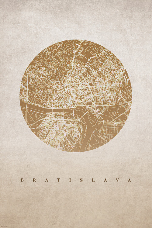 Poster Vintage Bratislava