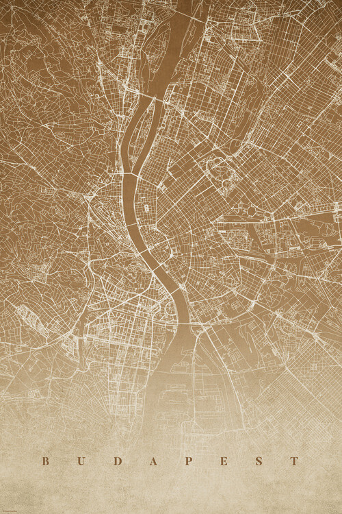 Poster Retro Budapest