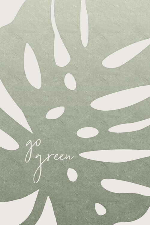 Poster Go green