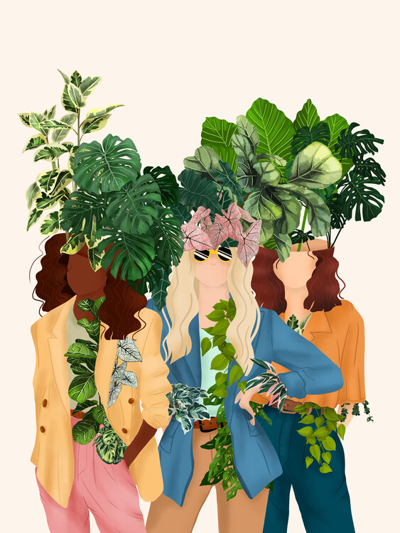 Poster Modern Plant Ladies