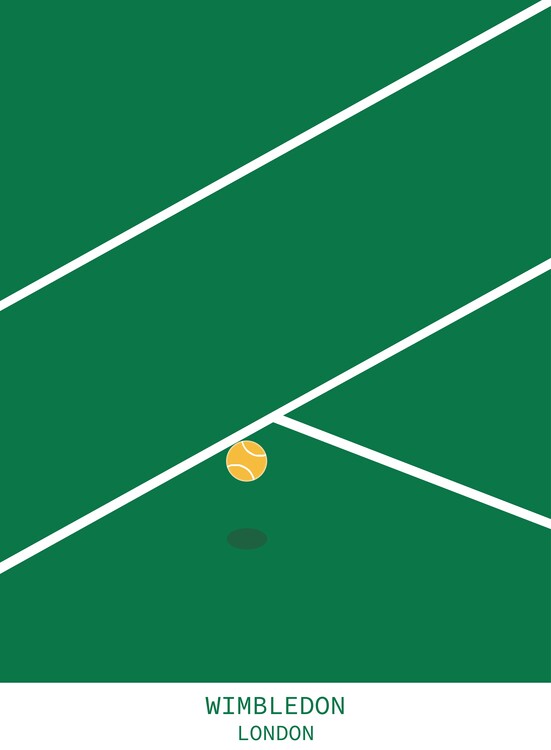 Poster Wimbledon Tennis