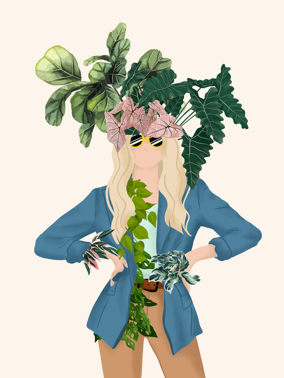 Poster Boss Plant Lady