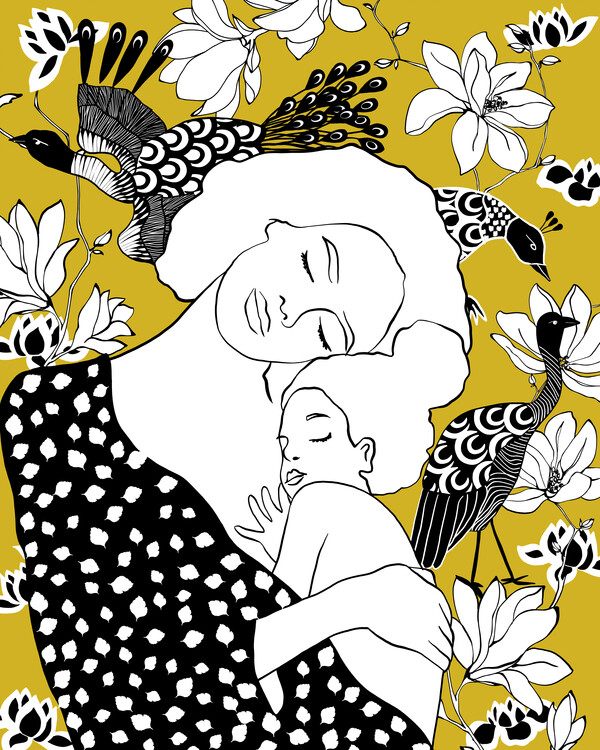 Poster Mother and child