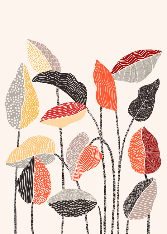 Poster Happy Leaves