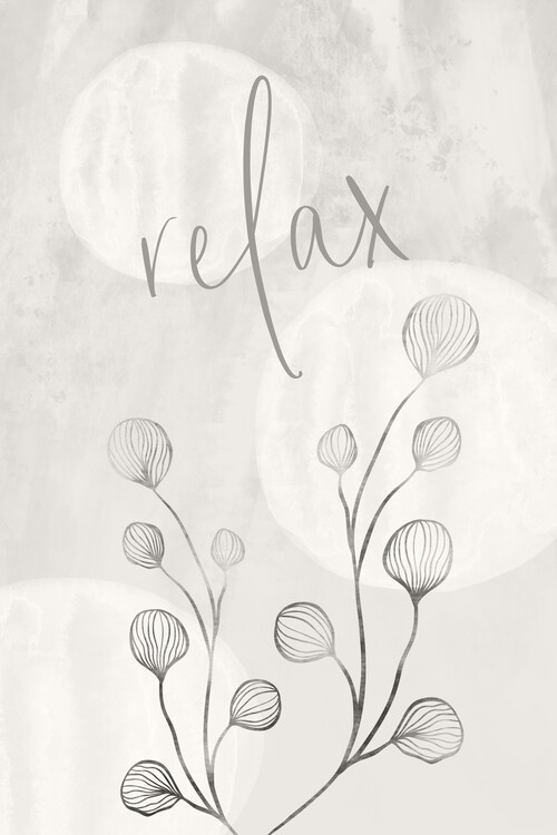 Poster Relax - Japandi Style