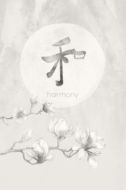 Poster Harmony - Japandi Style
