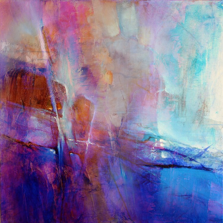 Plakat crossing - soft colours in wide space