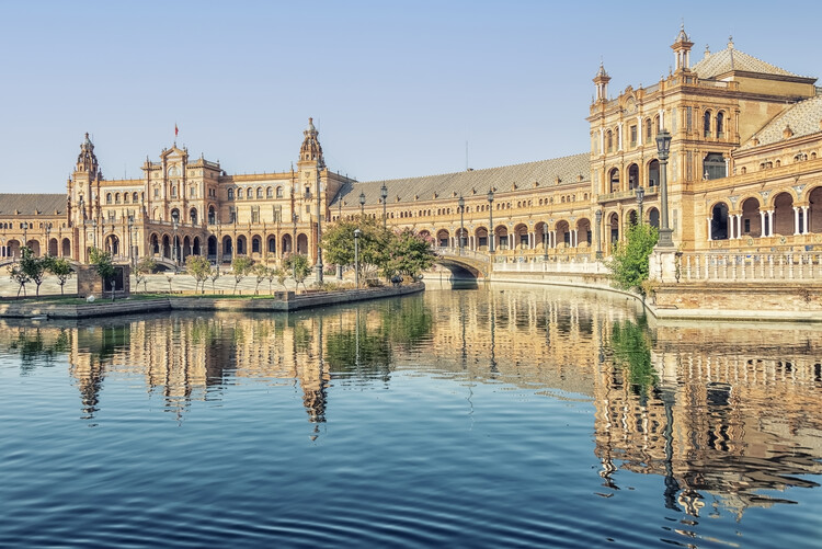 Poster Seville City Downtown