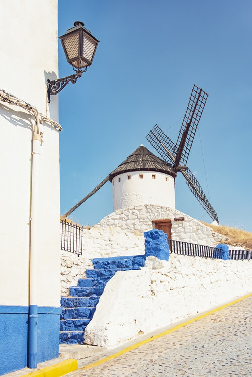 Poster White Houses Village