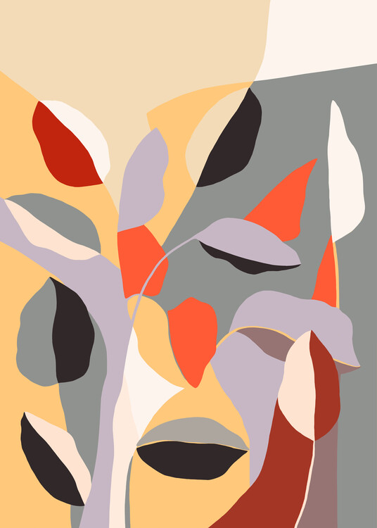 Poster Happy Leaves II