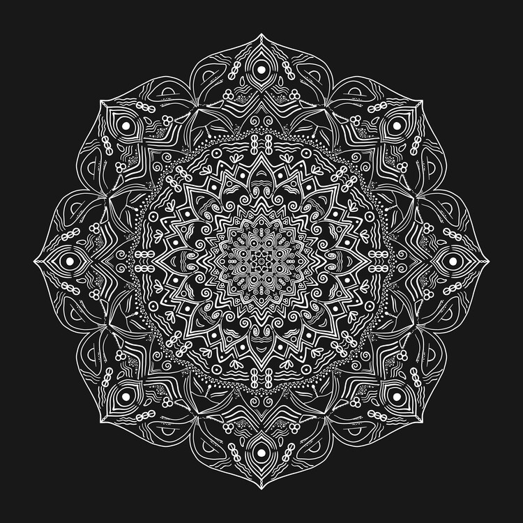 Poster Mandala Symbols