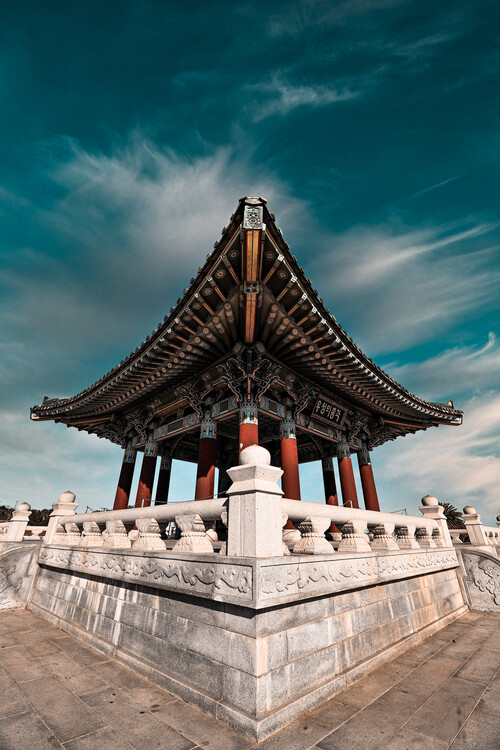 Canvas Print Korean Temple