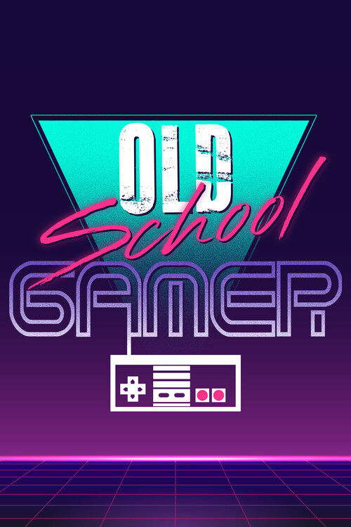 Tričkó Old school gamer