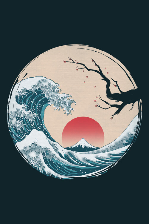 Plakát Asian Wave