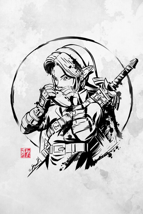 Canvas Print Ink Ocarina