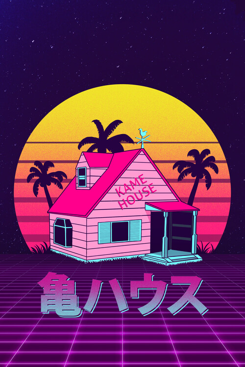 Плакат Retro Kame House