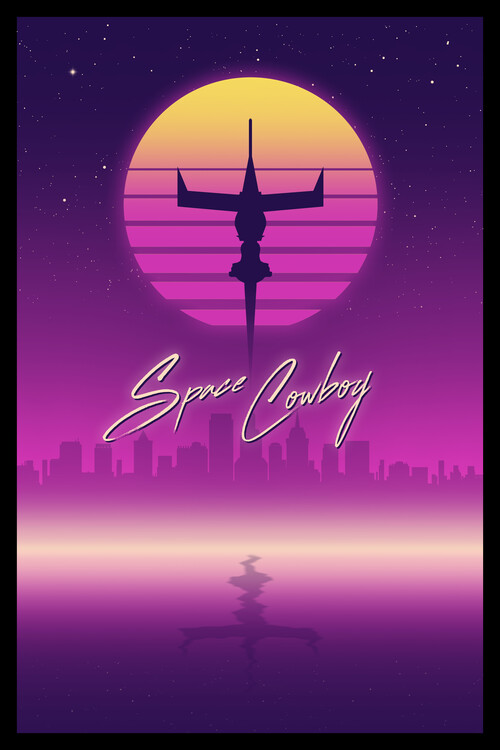 Canvas Print Retro Cowboy