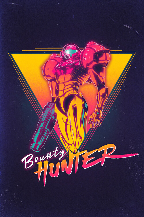 Canvas Print Space Bounty Hunter